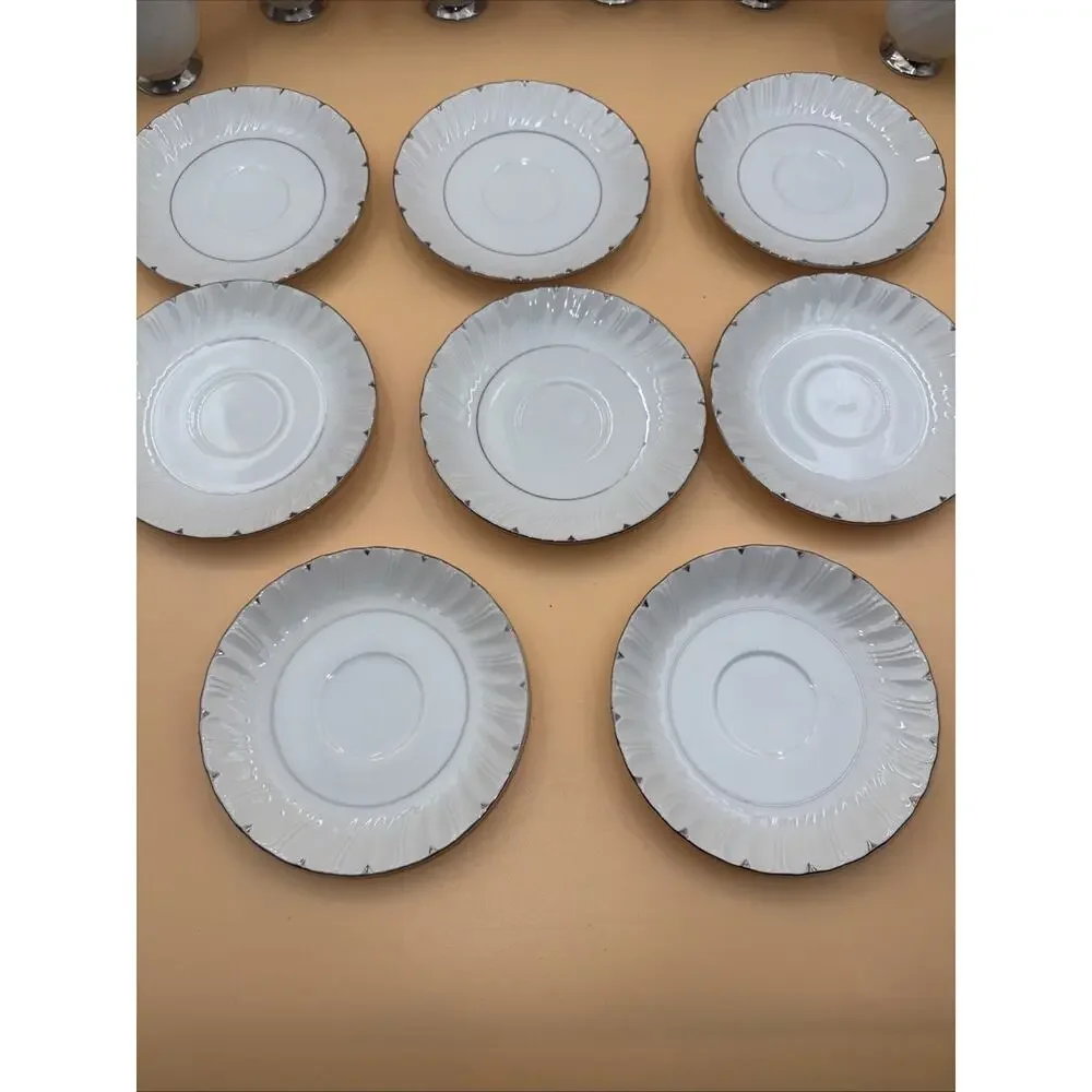 20 Piece Vintage Footed Cups And Saucers Harmony House Heirloom Fine China #351